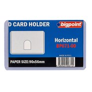 ID Card Holder Thin Pp Clr 90x53mm