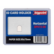 ID Card Holder PP Clear 95x75mm