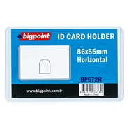 ID Card Holder PP Clear 86x55mm