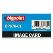 Plastic Image Card Rectangular Clear