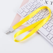 ID Badge Holder Lanyard Yellow (50 Pcs/Jar)