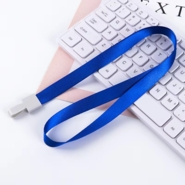 ID Badge Holder Lanyard Blue (50 Pcs/Pack)