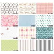 Yapışkanlı Folyo 12 Farklı Baskılı Desenler