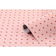 PVC Self Adhesive Roll 2m Heart No:48