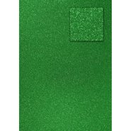 Glitter Cardboard Paper 50x70cm Green 10 Sheets