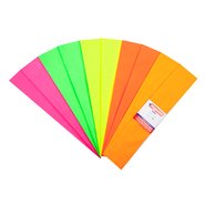 Fluorescent Crepe Paper (Mix 10 Assorted)