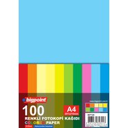 Colour Photocopy Paper (Mix 10 Colours) 100 Sheets