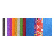 Adhesive Glitter Eva Foam 20x30cm (Mix 10 Assorted)