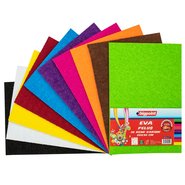 Eva Plushy Foam 20x30cm (Mix 10 Assorted)