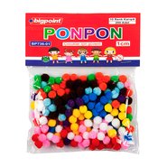 Ponpon 1cm 10 Colours (200 Pcs/Polybag)