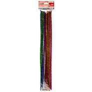 Glitter Chenille 50cm 7 Colurs (25 Pcs/Polybag)