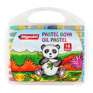 Pastel Boya 18 Renk - Şeffaf Çantalı