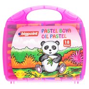 Pastel Boya 18 Renk - Pembe Çantalı