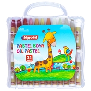 Oil Pastels 24 Colours with Clear Bag