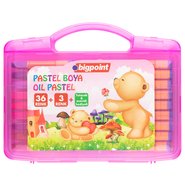 Pastel Boya 36+3 Renk - Pembe Çantalı