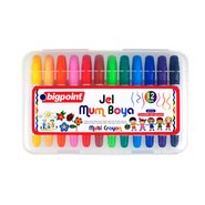 Gel Crayon 12 Colours with PP Box