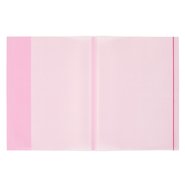 Book Cover Clear Red A4 5 Pcs/pack