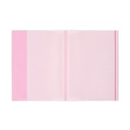 Book Cover Clear Red 5 Pcs/pack
