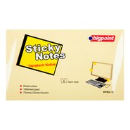 Sticky Notes 75x125mm Yellow