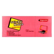 Sticky Notes 40X50mm 3 Blocks Neon Red
