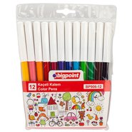 Fibre-Tip Pens 12 Colours