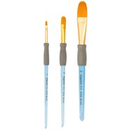 512/10 Synthetic Hair Acrylic Handle Filbert Brush