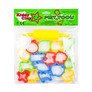 Kiddy Clay 16 Small Molds And 1 Roller