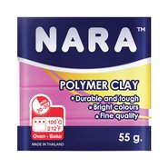 Nara Polymer Clay 55 Gram PM05 Rose Pink