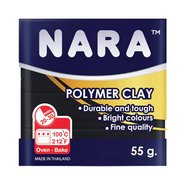 Nara Polymer Clay 55 Gram PM24 Black