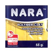 Nara Polymer Clay 55 Gram PM35 Amber Yellow