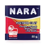 Nara Polymer Clay 55 Gram PM48 Primary Red