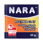 Nara Polymer Clay 55 Gram PM51 Neon Orange
