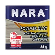 Nara Polymer Clay 55 Gram PM56 Silver
