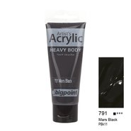 Acrylic Paint 75ml Mars Black 791