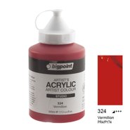 Acrylic Paint 500ml 324 Vermilion