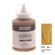 Acrylic Paint 500ml 676 Yellow Ochre