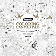 Coloring Canvas Pad 25x25Cm 20 Sheets