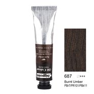 Oil Colour 45ml Burnt Umber 687