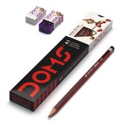 Doms A1 Graphite Pencil 12 Pcs+Eraser+Sharpener/box