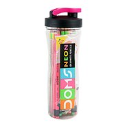 Doms Neon Graphite Pencil 36 Pcs/Jar