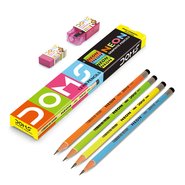 Doms A1 Graphite Pencil12Pcs+Eraser+Sharpener/box