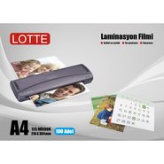 Lotte Laminating Film 125 Micron A4