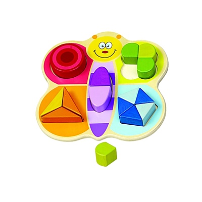 Hongji Ahşap Geometrik Şekilli Bloklar 15 Parça
