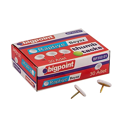 Renkli Raptiye Beyaz
