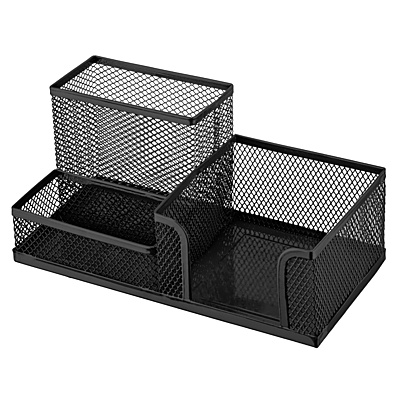 Metal Perfore 3 Gözlü Set Siyah