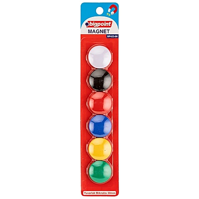 Magnet 30mm (Mıknatıs) 6'lı Blister