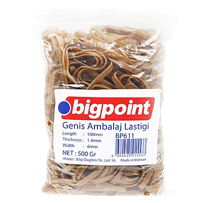 Geniş Ambalaj Lastiği 500 Gram %100 Kauçuk