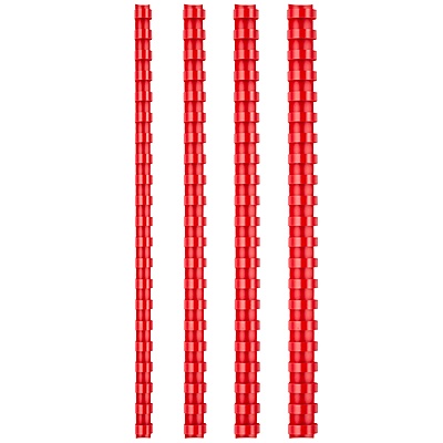 Plastik Spiral 16 mm Kırmızı 100'lü Kutu