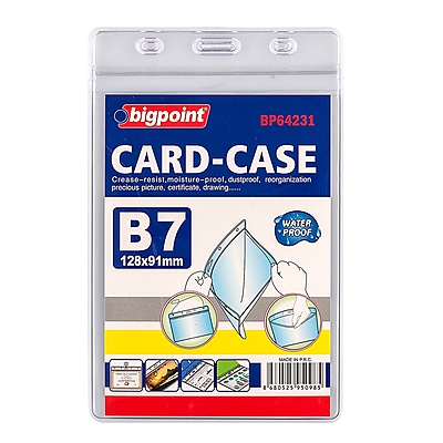 Kilitli Kart Poşeti Dikey B7 (91x128mm)