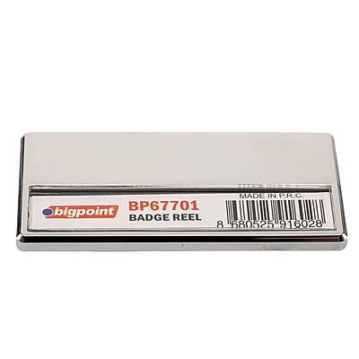 Metal Mıknatıslı İsimlik Silver
